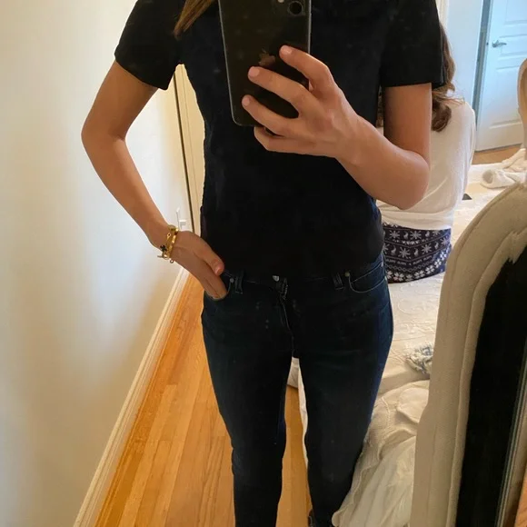 Zara Navy Blue Tee - Short Sleeve - Picture 11 of 12